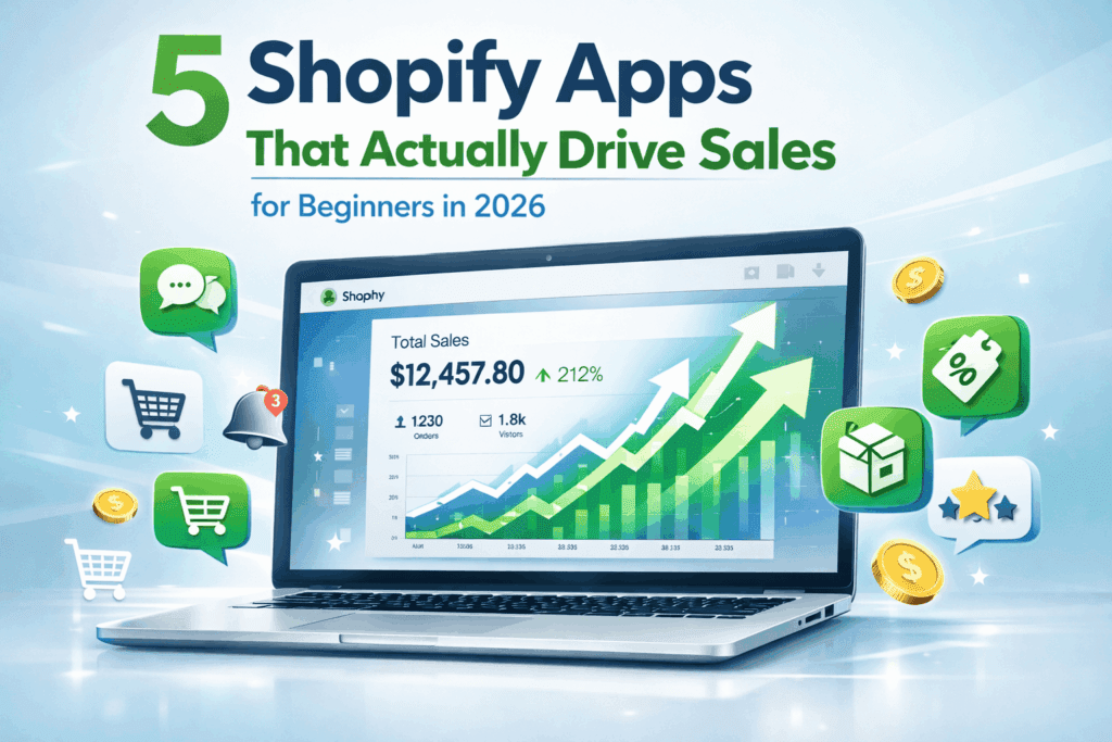 5 Shopify Apps That Actually Drive Sales for Beginners in 2026
