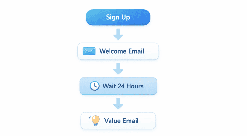 A Clean Visual Automation Builder
