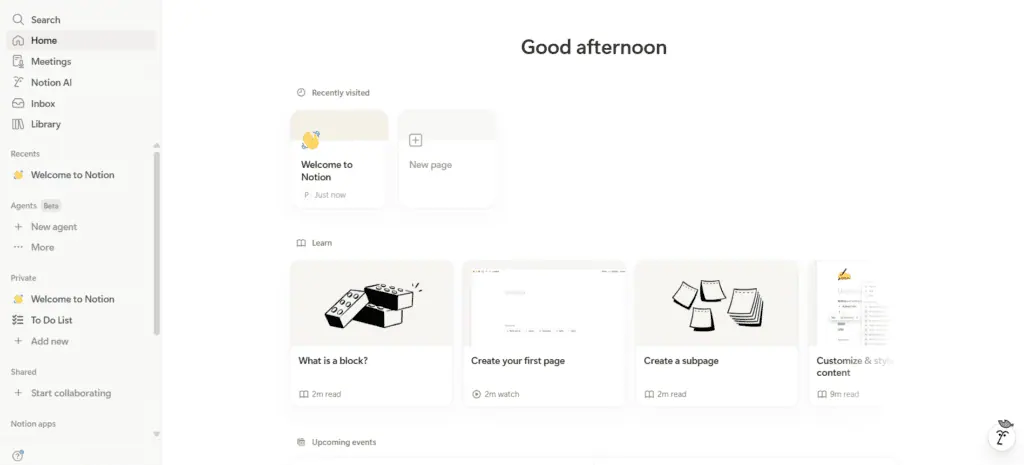 notion dashboard
