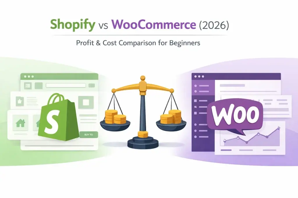 Shopify vs WooCommerce 2026: Ultimate Profit &amp; Cost Comparison for Beginners