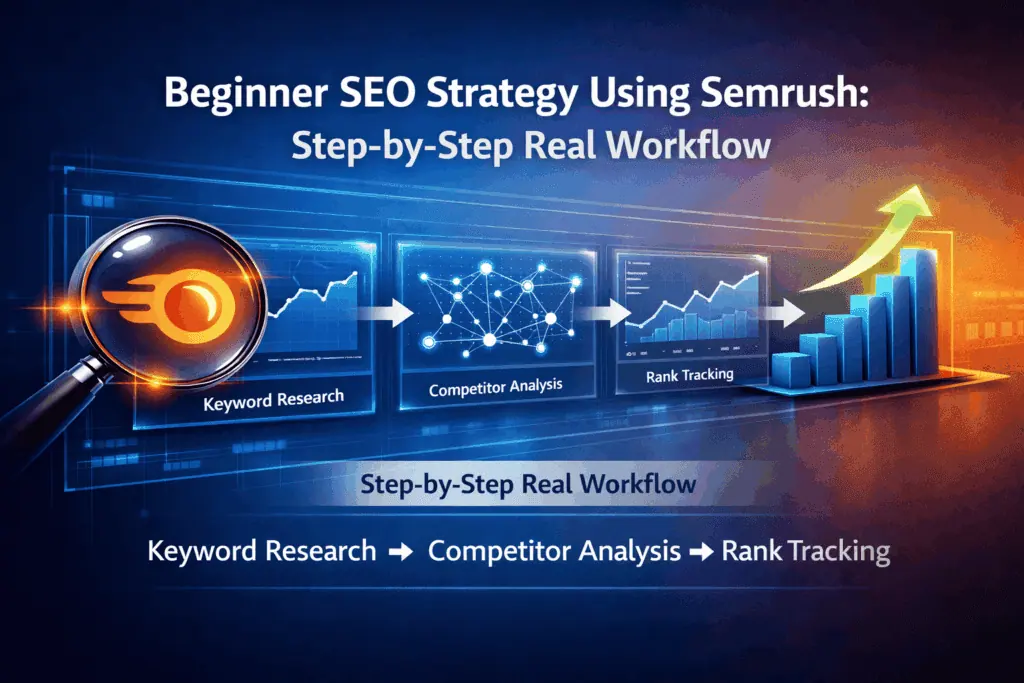 Beginner SEO Strategy Using Semrush: Step-by-Step Real Workflow