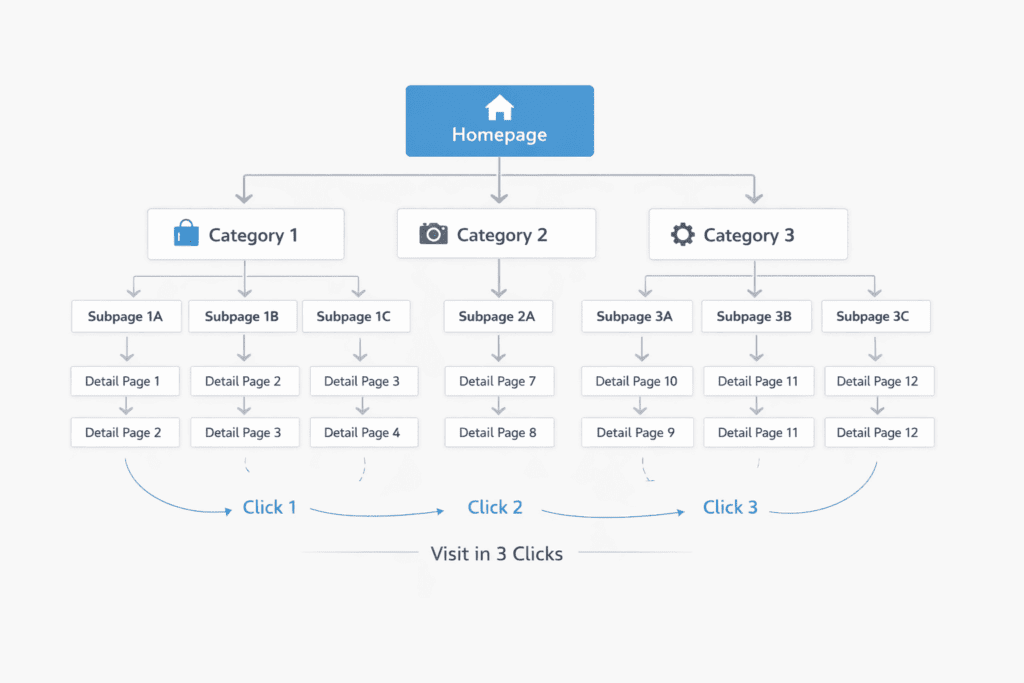 The 3-Click Rule